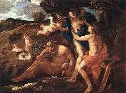 Nicolas Poussin Apollo and Daphne 1625Oil on canvas Sweden oil painting artist
